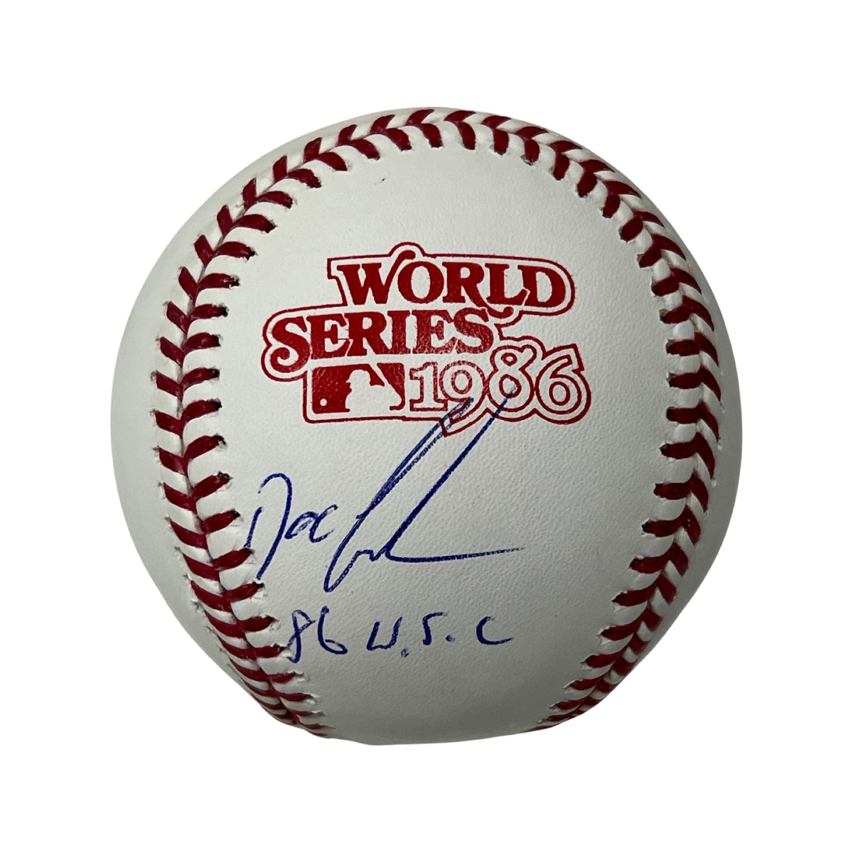 Doc Gooden Autographed New York Mets 1986 World Series Logo Baseball 86 WSC Inscription Steiner CX product image 1, provided
