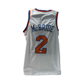 Miles Deuce McBride Autographed New York Knicks White Jersey Deuce Inscription Beckett product image 1, provided for visual