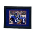 Ahmad Bradshaw & Brandon Jacobs Autographed Beat Brady Five Framed 8x10 JSA product image 1, provided for visual reference