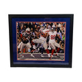 Victor Cruz Autographed New York Giants Super Bowl Catch Framed 16x20 Steiner product image 1, provided for visual reference