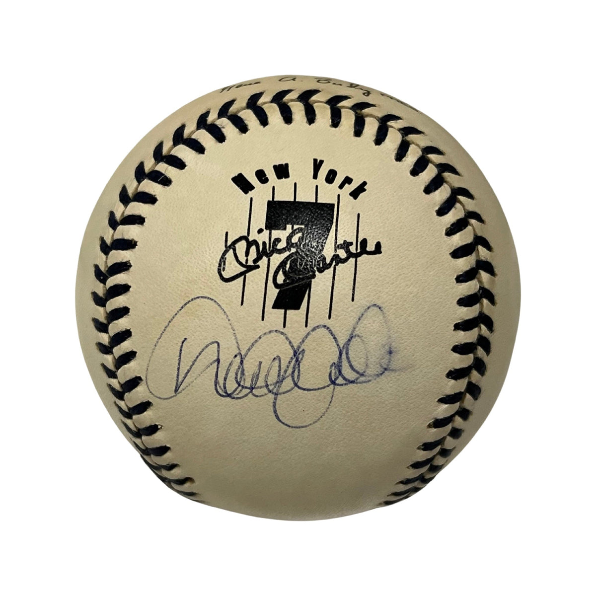 Derek Jeter Autographed New York Yankees Mickey Mantle Logo Baseball Steiner product image 1, provided for visual reference