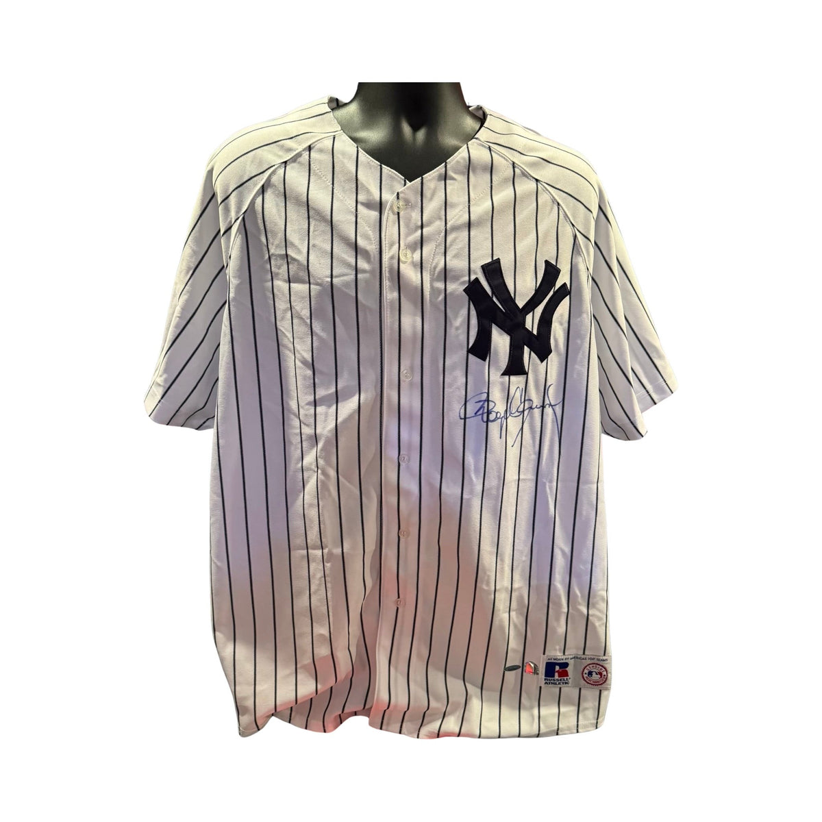 Roger Clemens Autographed New York Yankees Pinstripe Russell Authentic Jersey MLB & Tri-Star product image 1, provided for