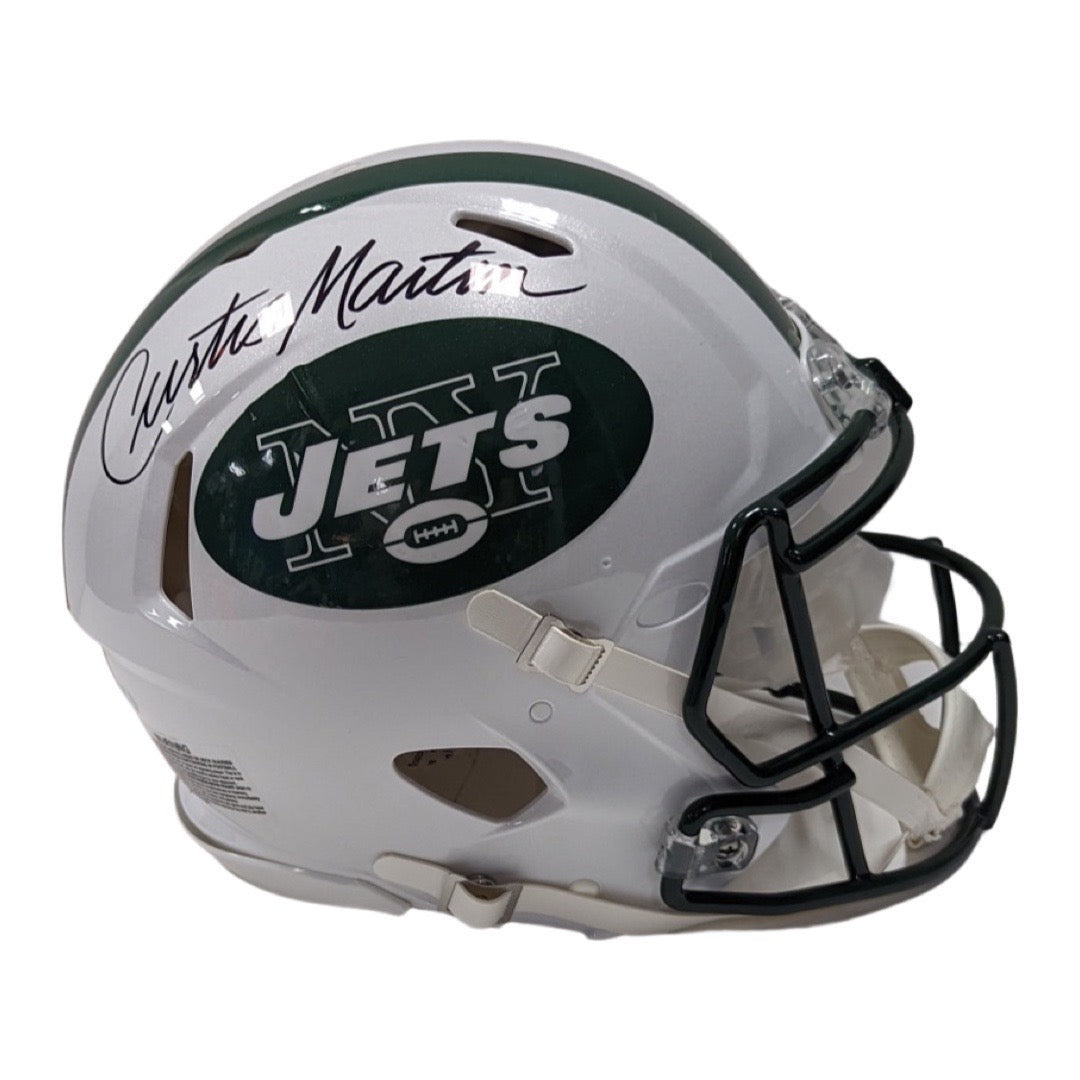Curtis Martin Autographed New York Jets Speed Authentic Helmet PSA product image 1, provided for visual reference and