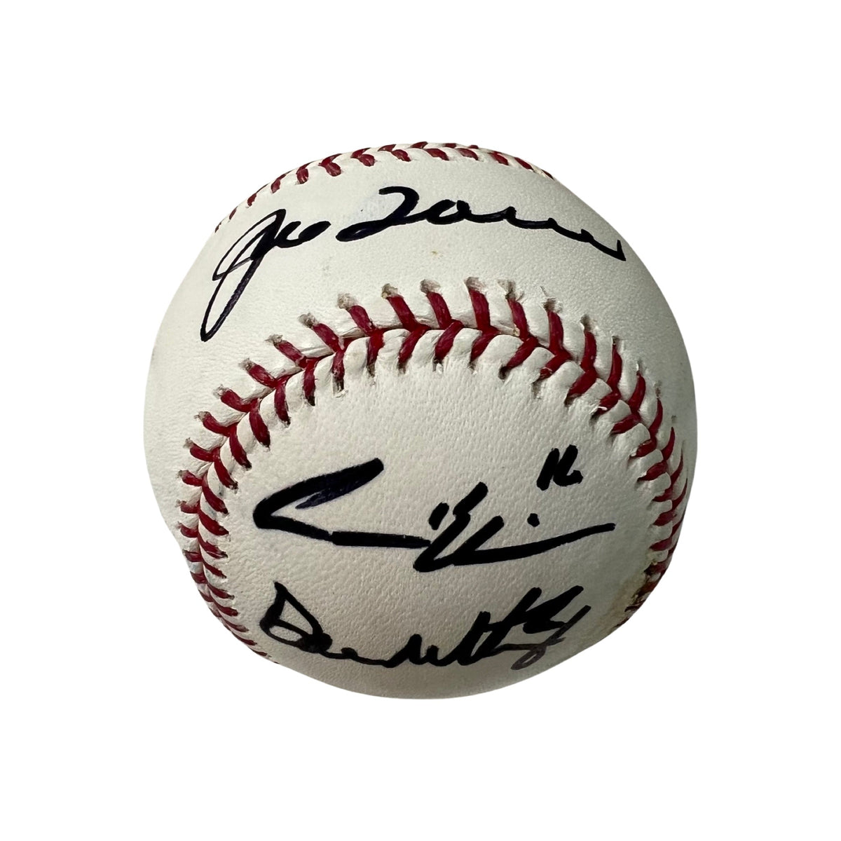 Joe Torre, Don Mattingly & Andre Ethier Autographed Los Angeles Dodgers OMLB JSA product image 1, provided for visual