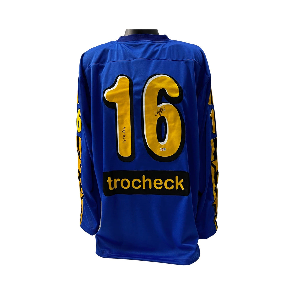 Vincent Trocheck Autographed New York Rangers 2024 NHL All Star Game Jersey 24 ASG Inscription Steiner CX product image 1,