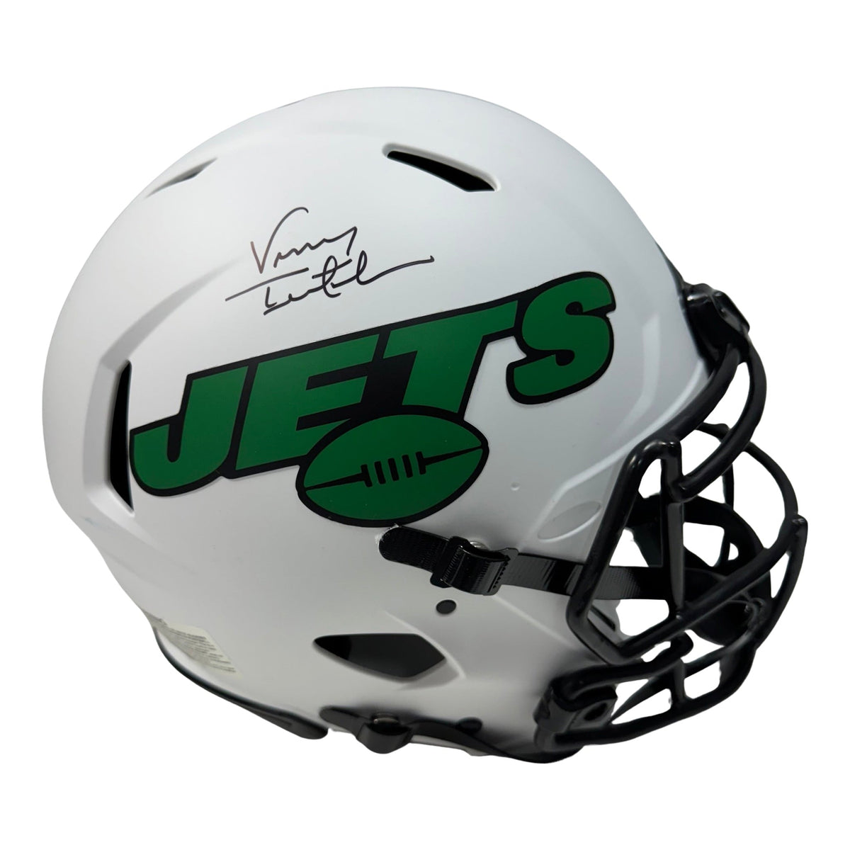 Vinny Testaverde Autographed New York Jets Lunar Eclipse Authentic Helmet PSA product image 1, provided for visual reference