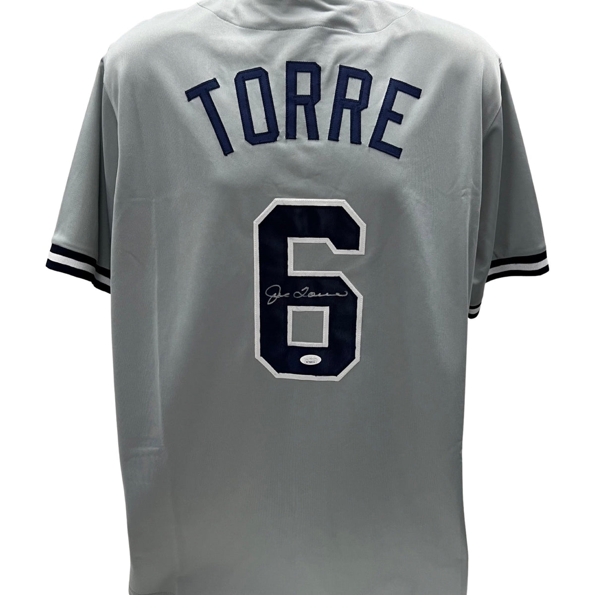 Joe Torre Autographed New York Yankees Grey Jersey JSA product image 1, provided for visual reference and product detail