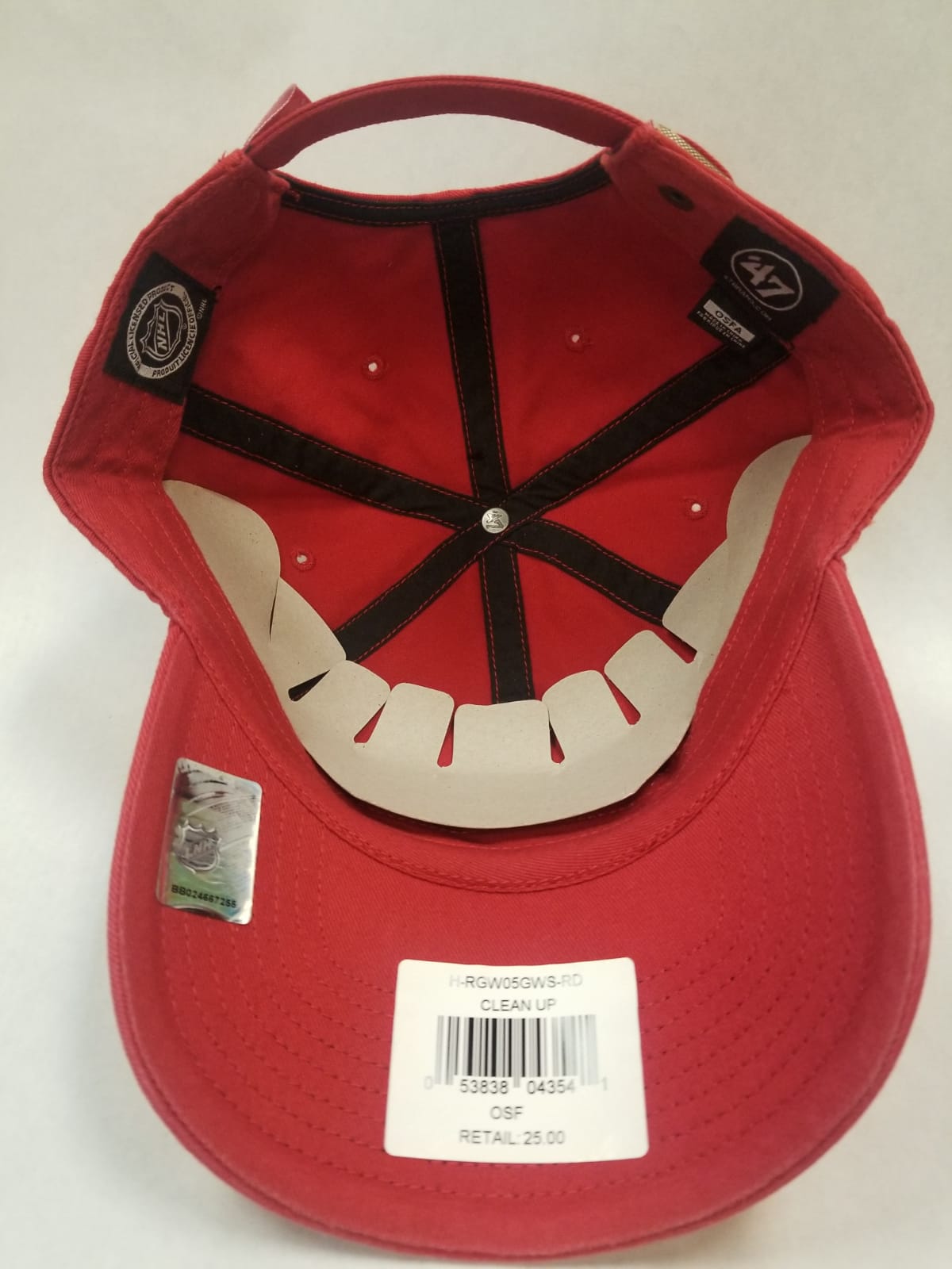 DETROIT RED WINGS HAT FANATICS BRAND product image 5